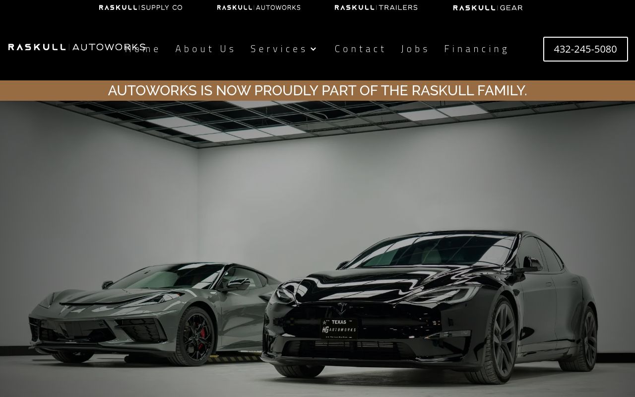 Homepage of Raskull | Autoworks's website