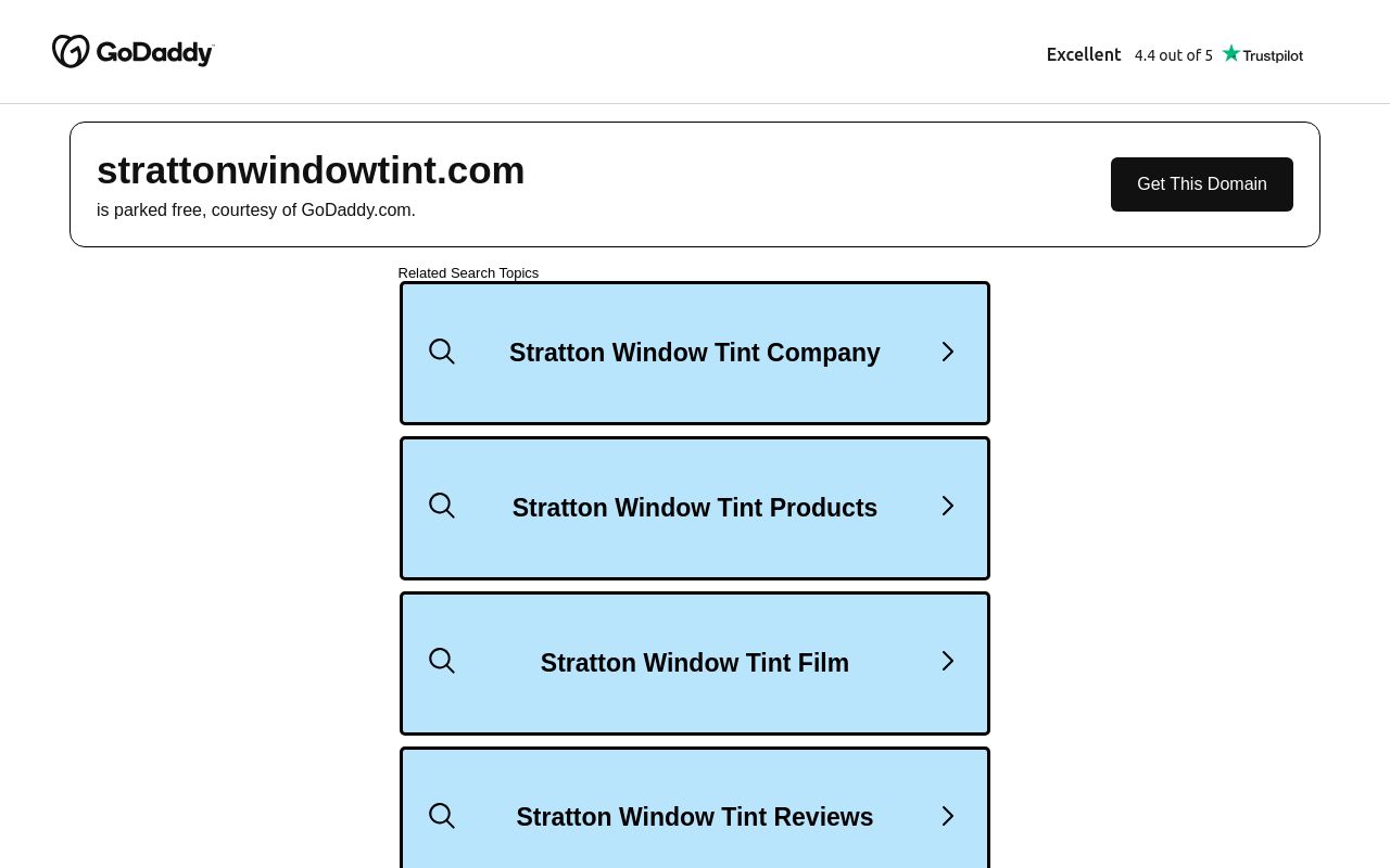 Homepage of Stratton window tint & sound's website