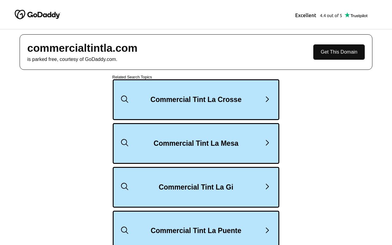 Homepage of Commercial Window Tint's website