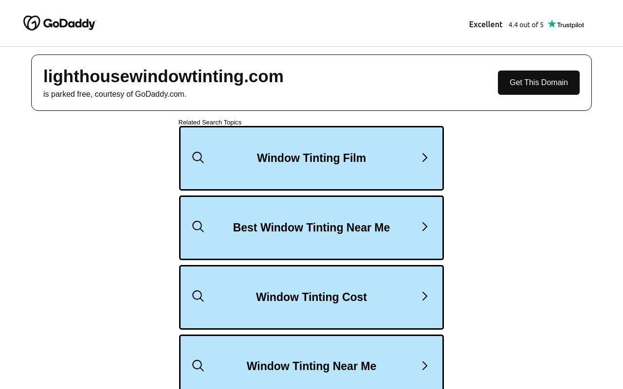 Homepage of Lighthouse Window Tinting & Wraps's website