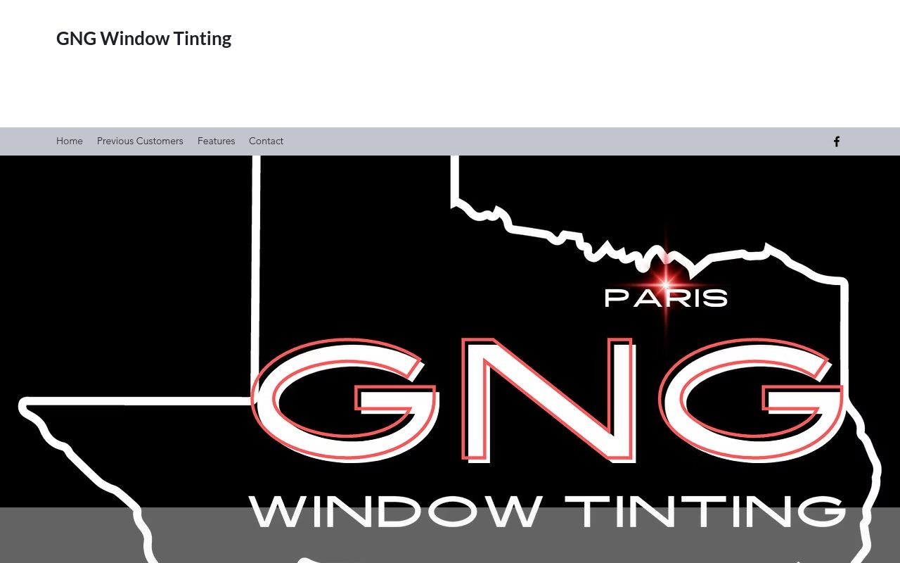 Homepage of GNG Window Tinting (SUITE 800)'s website