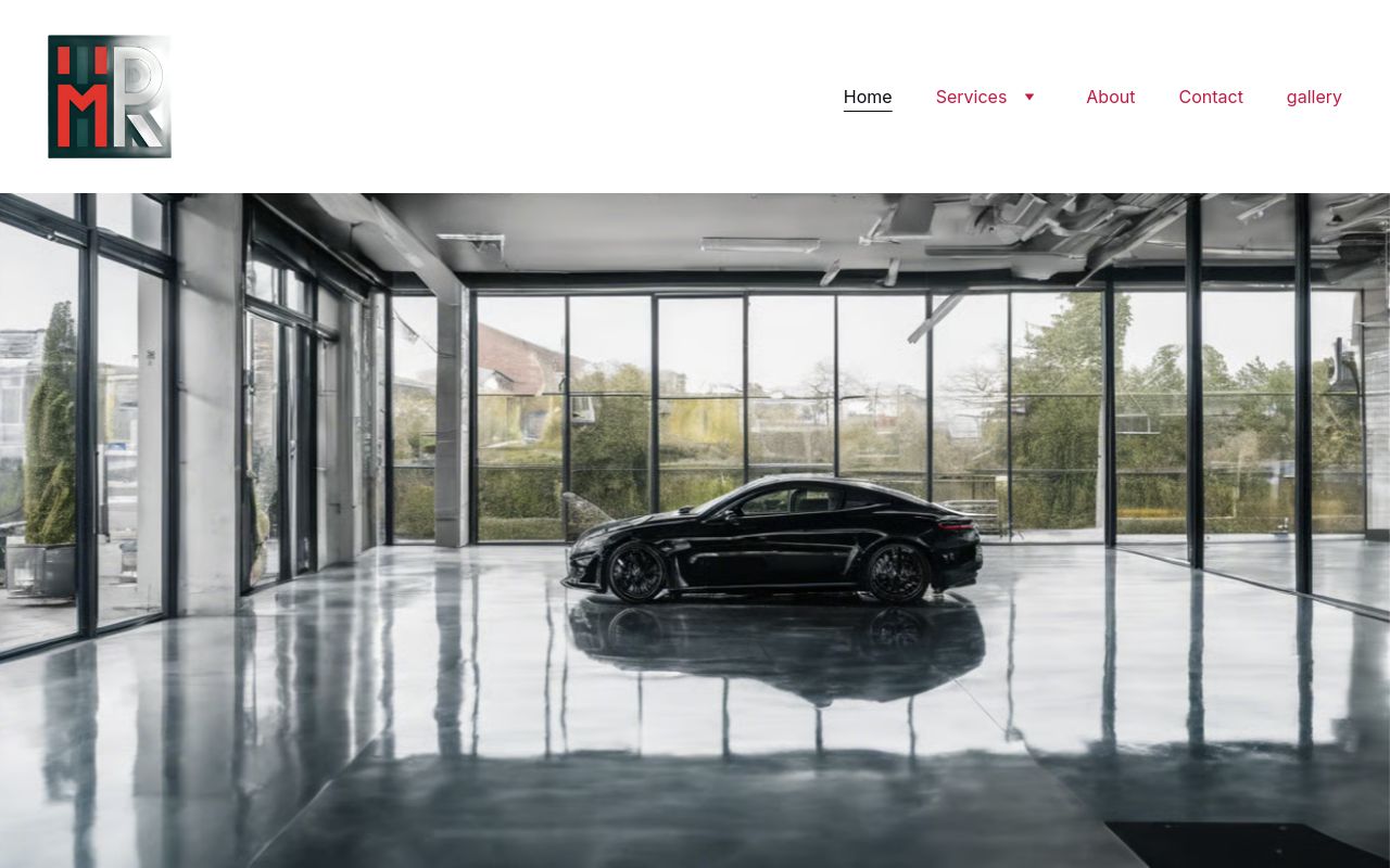 Homepage of MR TINT PRO's website