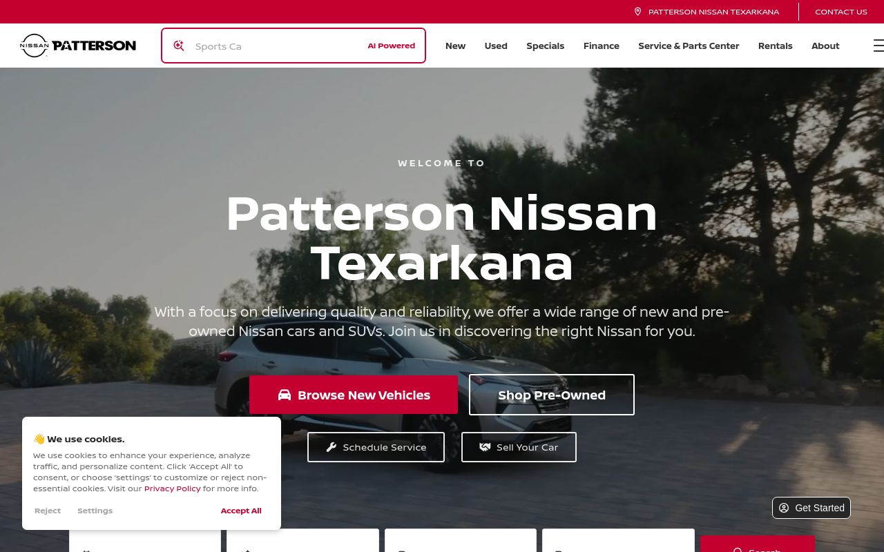 Homepage of Pete Mankins Tint & Windshield Repair's website