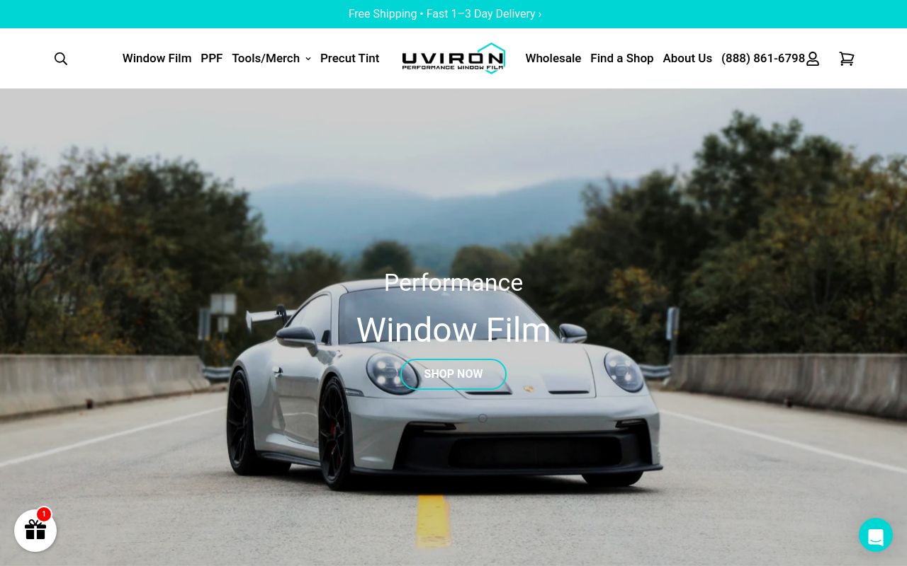 Homepage of TINTX's website