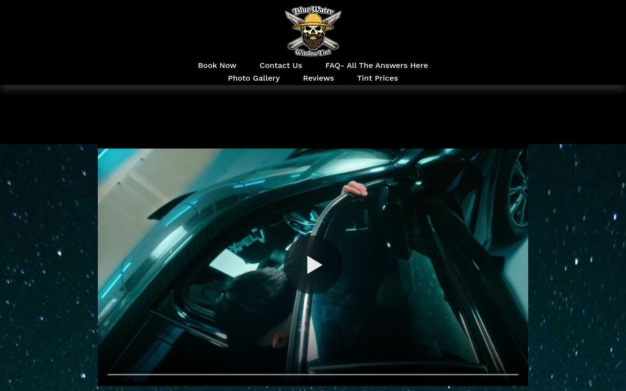 Homepage of BW Window Tint | Appointments Made Online's website