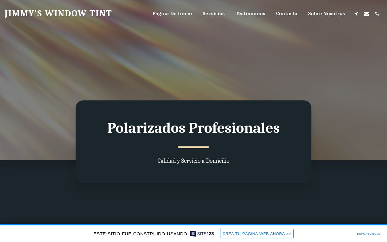 Homepage of Polarizados Neutron's website