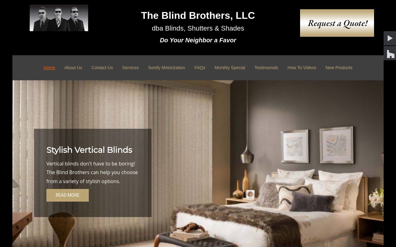 Homepage of The Blind Brothers's website