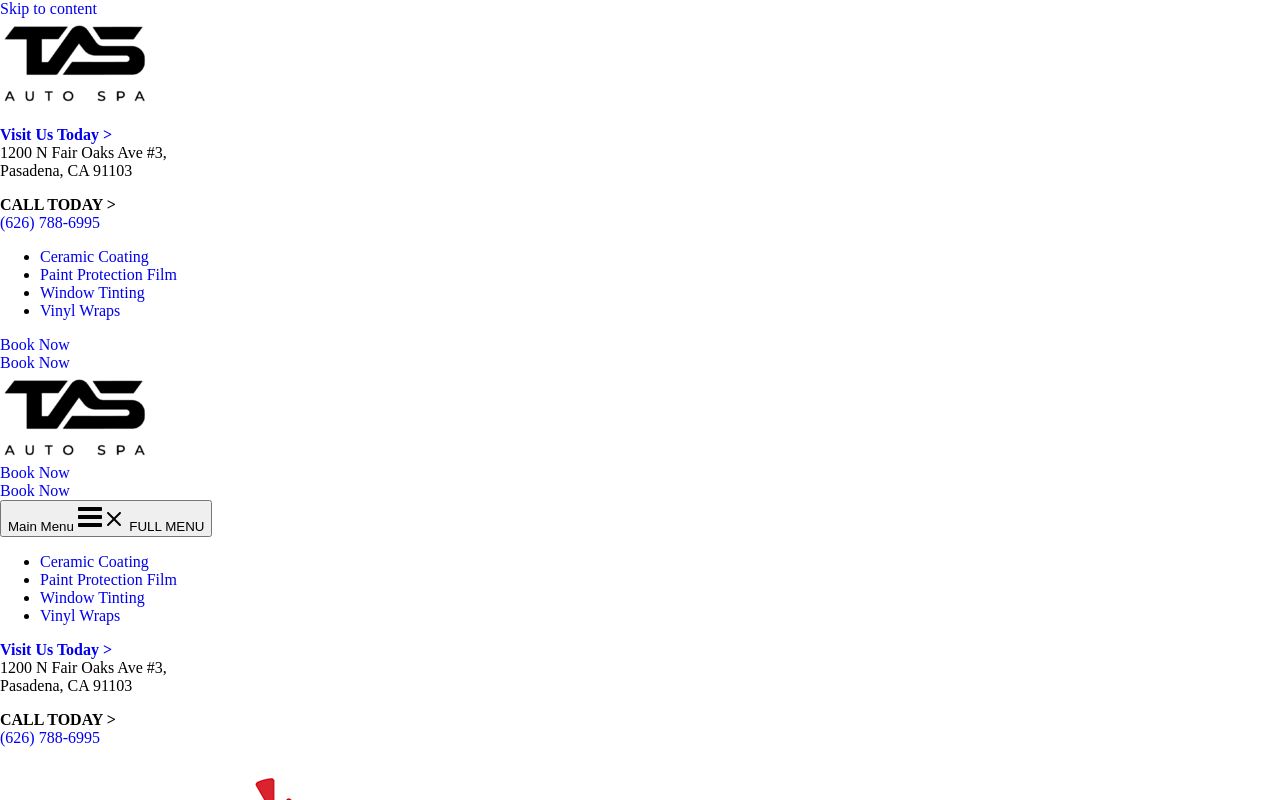 Homepage of Technic Auto Spa's website