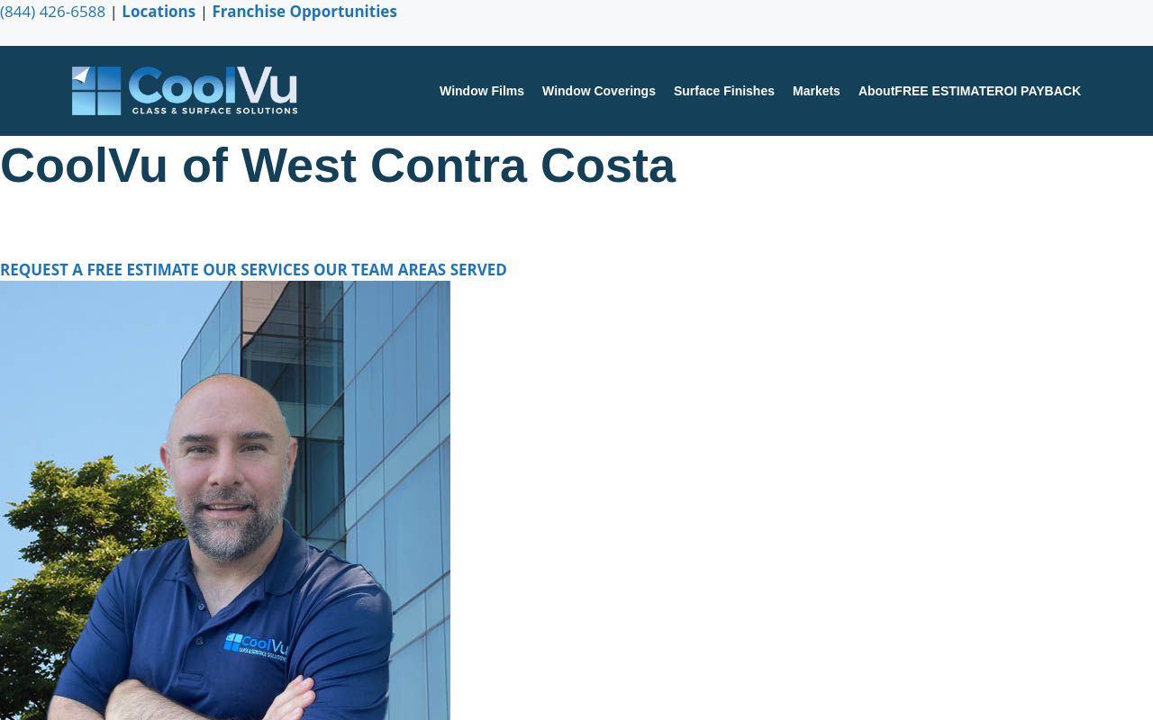 Homepage of CoolVu - Commercial & Home Window Tint's website