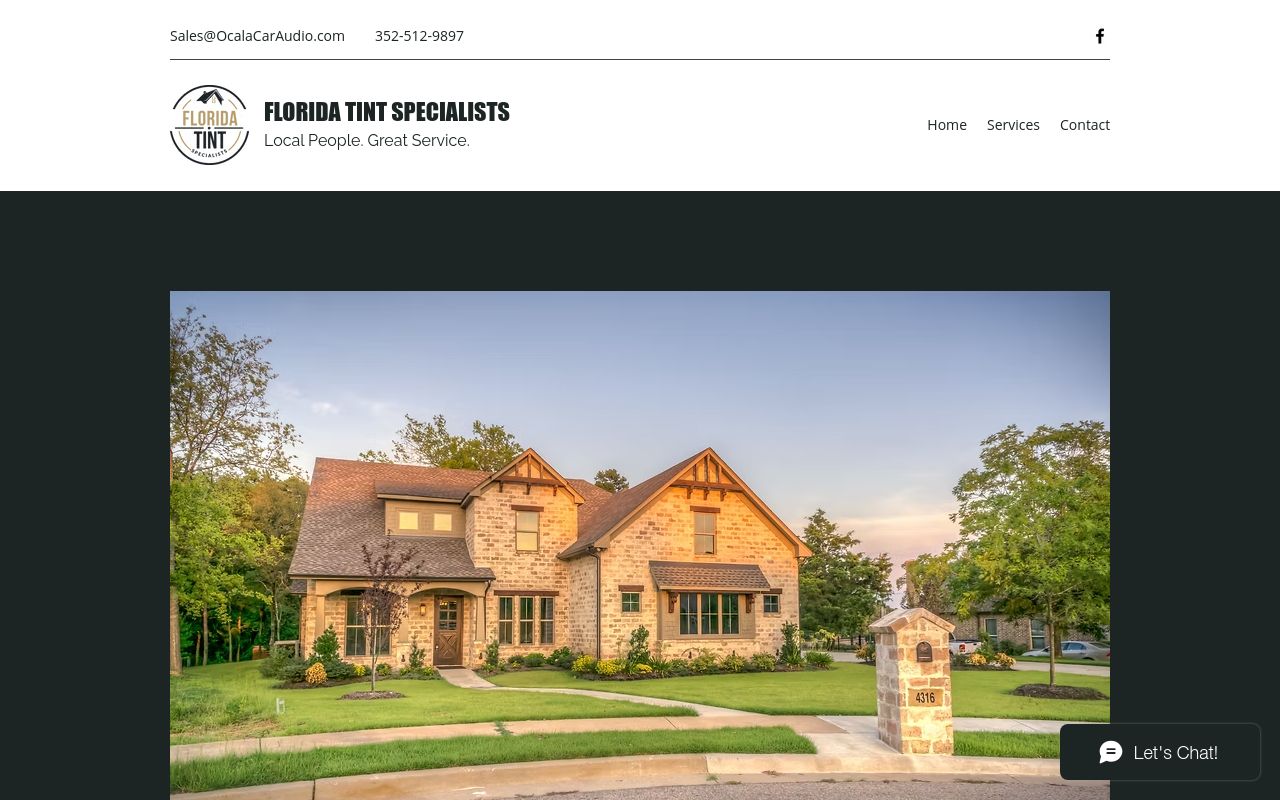 Homepage of Florida Tint Specialists's website