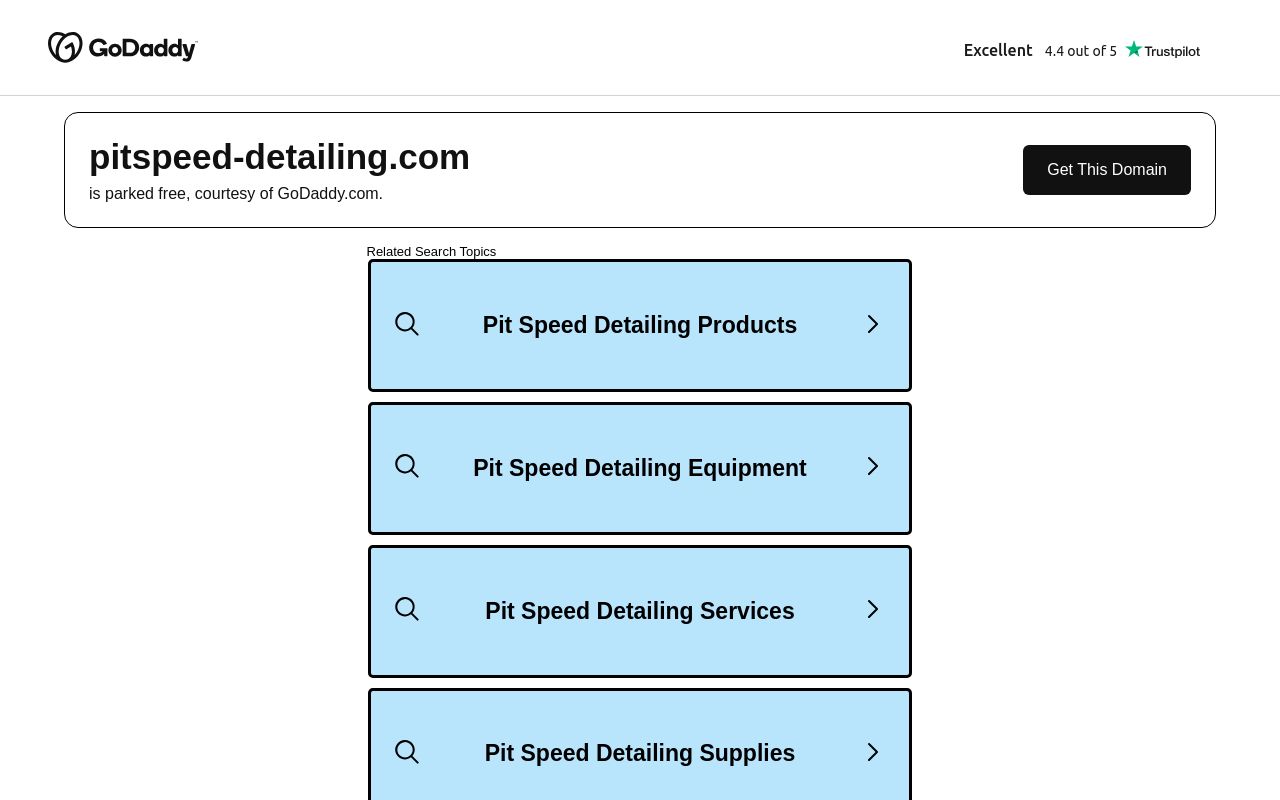 Homepage of PitSpeed Auto Detailing and Window Tint's website