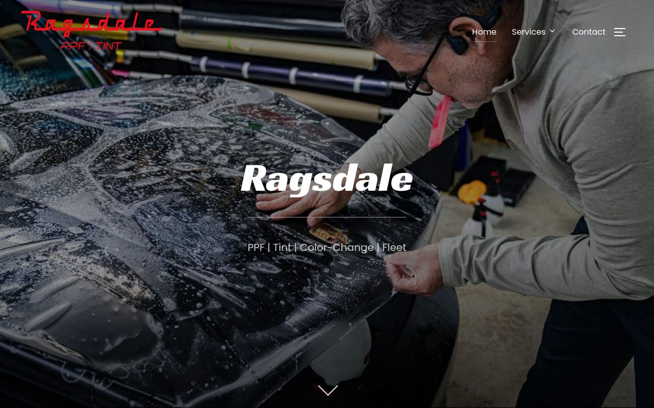 Homepage of Ragsdale - Enjoy Your Drive's website