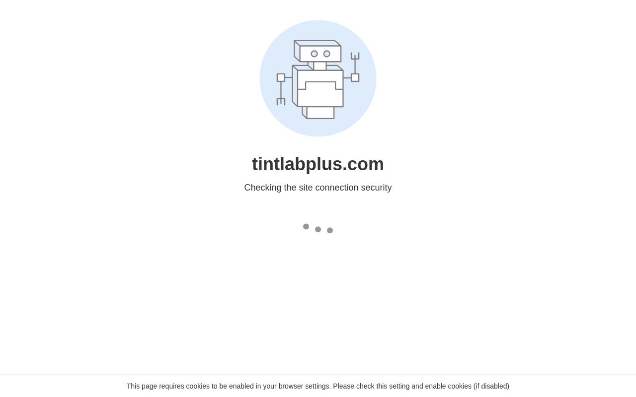 Homepage of Tint Lab Plus's website