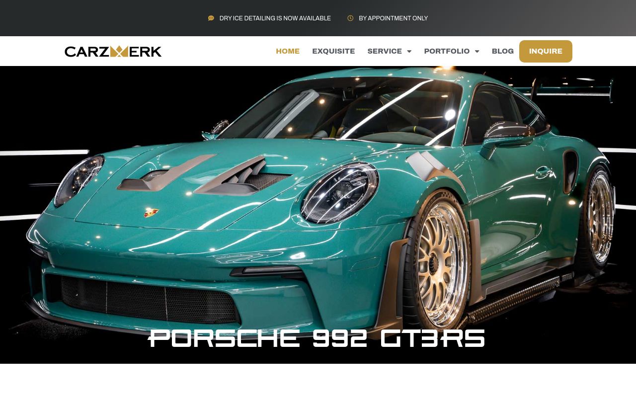 Homepage of Carzwerk's website