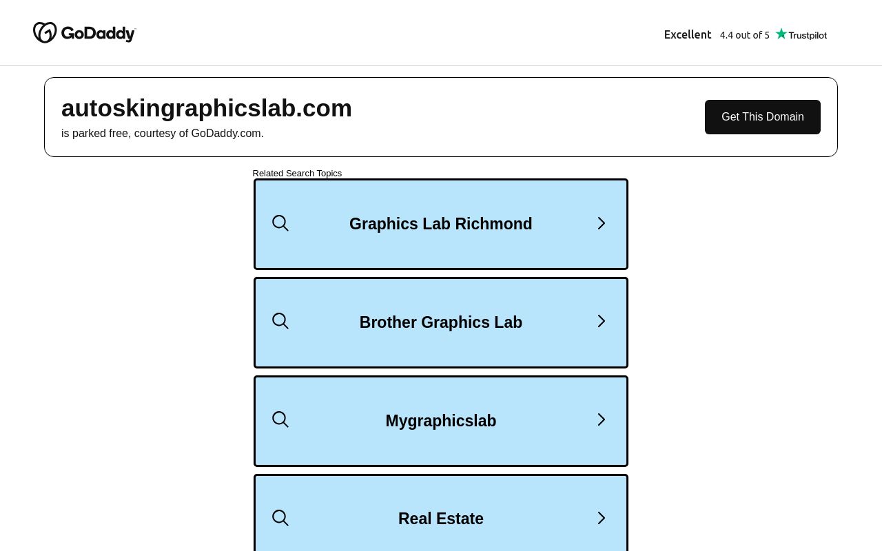 Homepage of Autoskin Graphics Lab's website