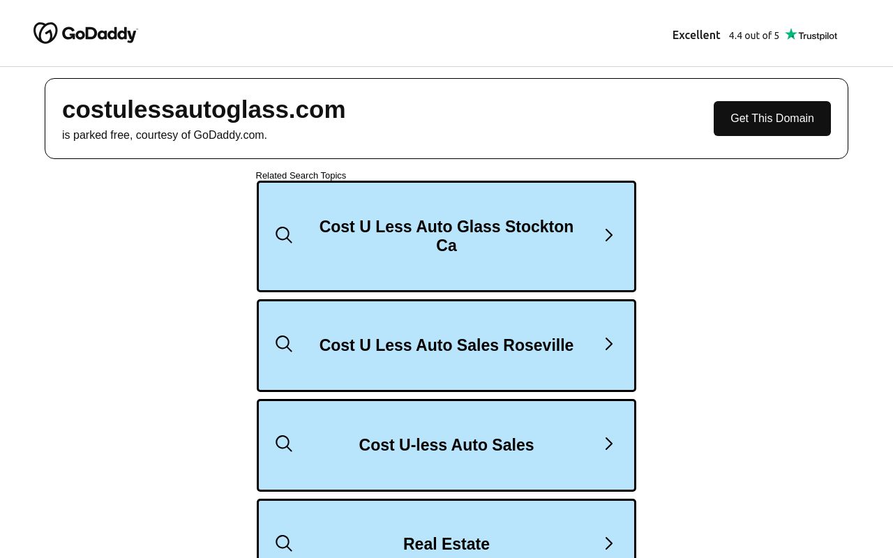 Homepage of Cost-U-Less Auto Glass & ADAS Calibration's website