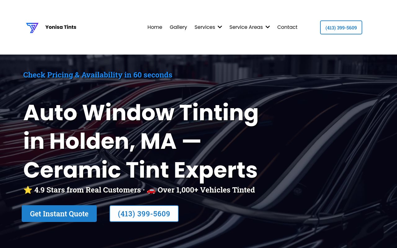 Homepage of Yonisa Tints's website